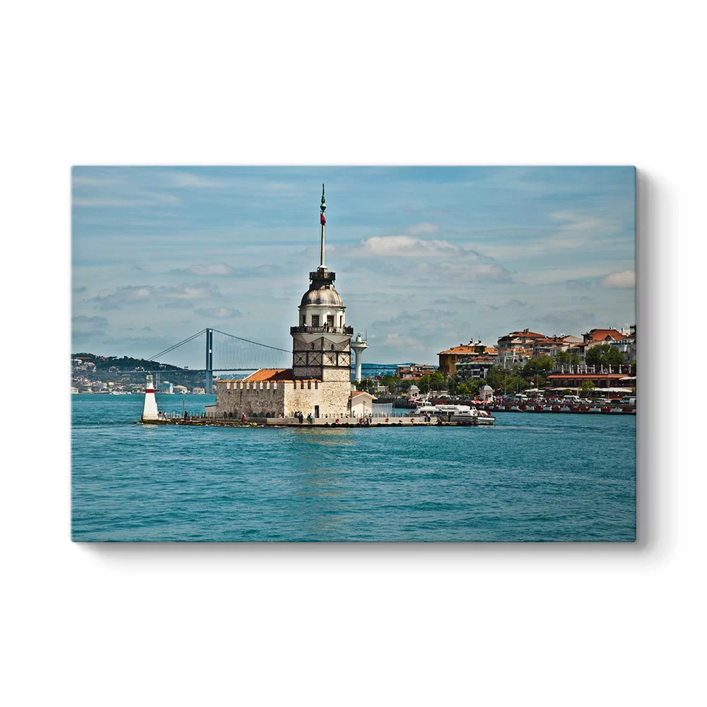 Kız Kulesi Boğaz Köprüsü Tablosu - Model 1